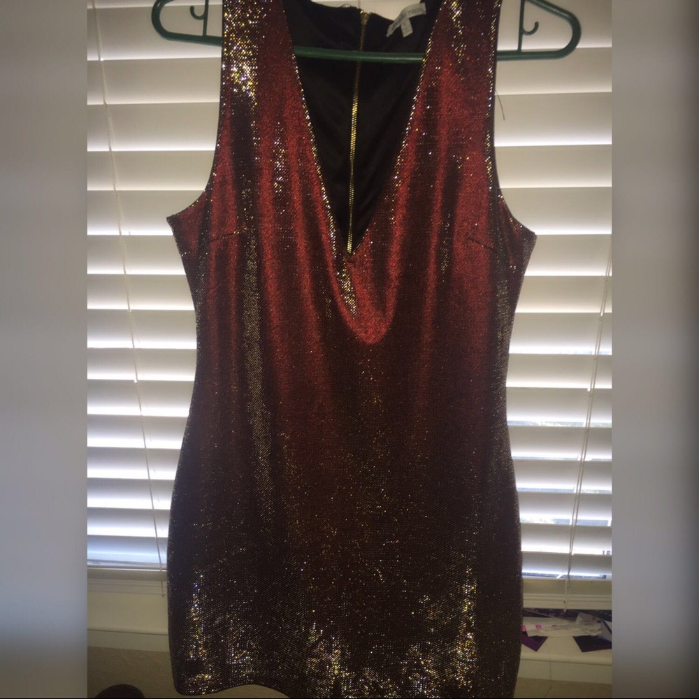 NWOT Bronze Dress For A Night Out